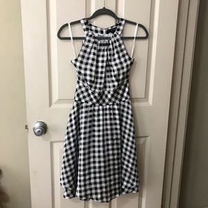 White House Black Market Gingham Dress